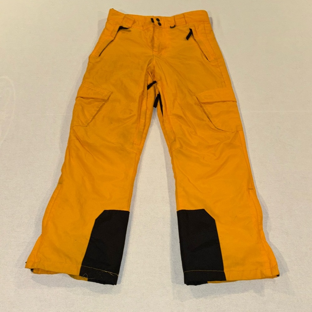 Slalom women’s black and yellow waterproof ski/snowboarding pants size small